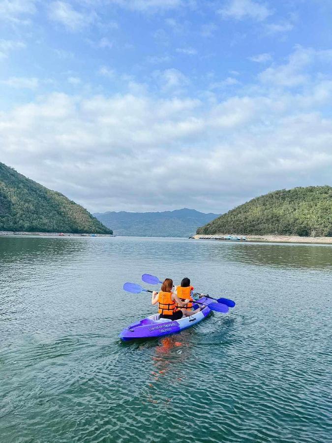 Lakeation Kanchanaburi Ban Wang Khun Knachen Exterior foto